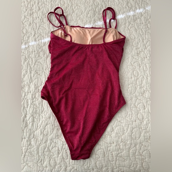 Cupshe lurex one piece swimsuit - Picture 2 of 2